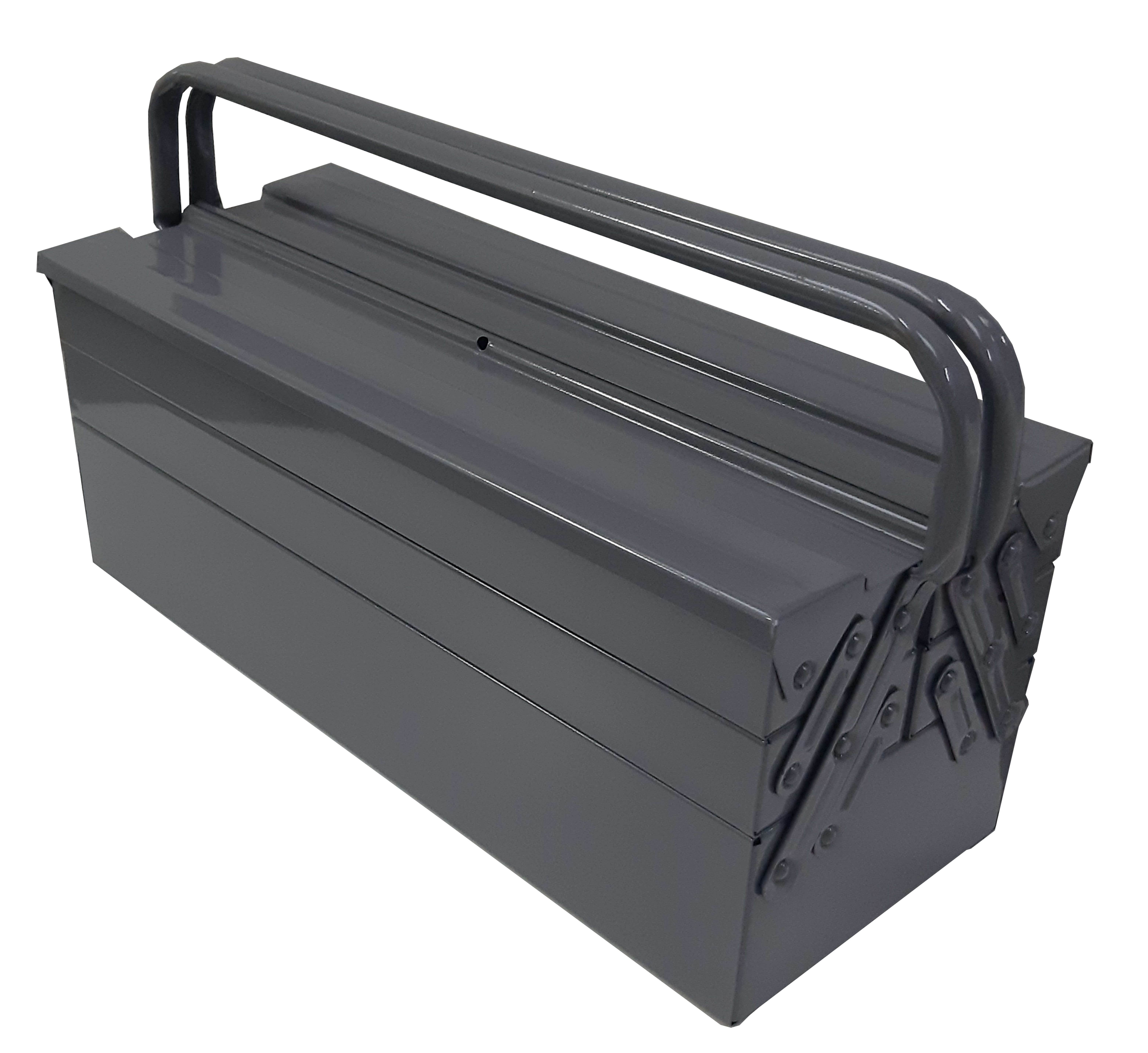 Caixa Ferramentas Sanfonada 3 Gavetas 40 cm Cabo Fixo Reforada